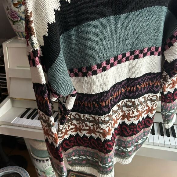 Heirloom Collectables colourful Knit Women's Sweater Size M - Picture 15 of 16